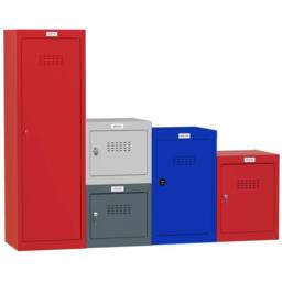 Phoenix Safe Company Blue Cube Locker with Combination Lock, CL0344BBC, 44 Liters - Size: 300 cm x 100 cm - thumbnail 3