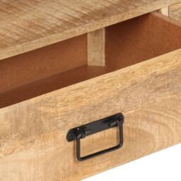 Berkfield Home TV Cabinet 150x30x45 cm Solid Mango Wood in Brown - Size: 150 x 30 x 45 cm - thumbnail 5