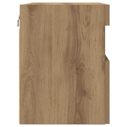 Berkfield Home TV Wall Cabinets with LED Lights 2 pcs Artisan Oak 60x30x40 cm in Brown - Size: 60 x 30 x 40 cm - thumbnail 9
