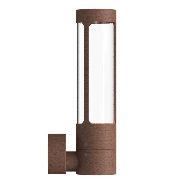 Nordlux Industrial Outdoor Wall Light Brown Corten GU10 Coastal/Marine Safe - Mains Powered, IP44 - image 1