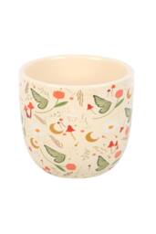 KDMD Fairy Folklore Print Plant Pot in Cream - thumbnail 3