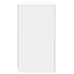 Berkfield Home Sideboard with LED Lights White 163x37x67 cm - Size: 163 x 37 x 67 cm - thumbnail 7