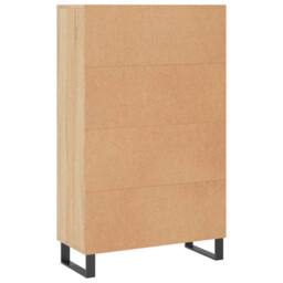 Berkfield Home Highboard Sonoma Oak 69.5x31x115 cm Engineered Wood in Tan - thumbnail 8