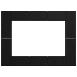 Berkfield Home TV Cabinet with Shelf 10 pcs Black oak Medium 30.5 x 30 x 90 cm - thumbnail 8