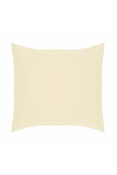 Belledorm Easy Care 200 Thread Count Cotton Polyester Percale Continental Pillowcase in Ivory - thumbnail 2