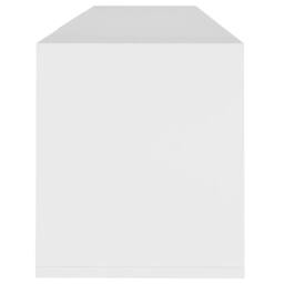 Berkfield Home TV Cabinet White 120x30x40.5 cm Engineered Wood - thumbnail 7
