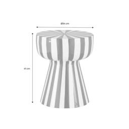 sweeek Side table, coffee table, bedside table, enamelled steel two-tone in Terracotta - thumbnail 7