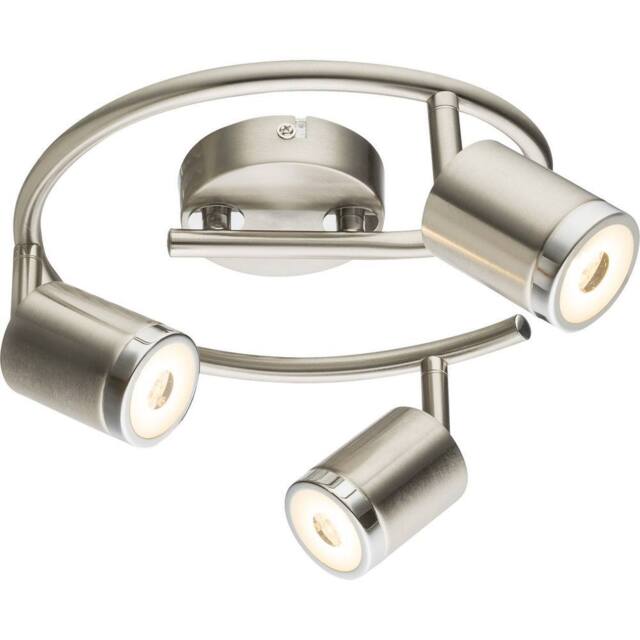 Netlighting Comore Ceiling Spotlight Clusters Nickel Matt 3x LED 3000K in Grey - image 1