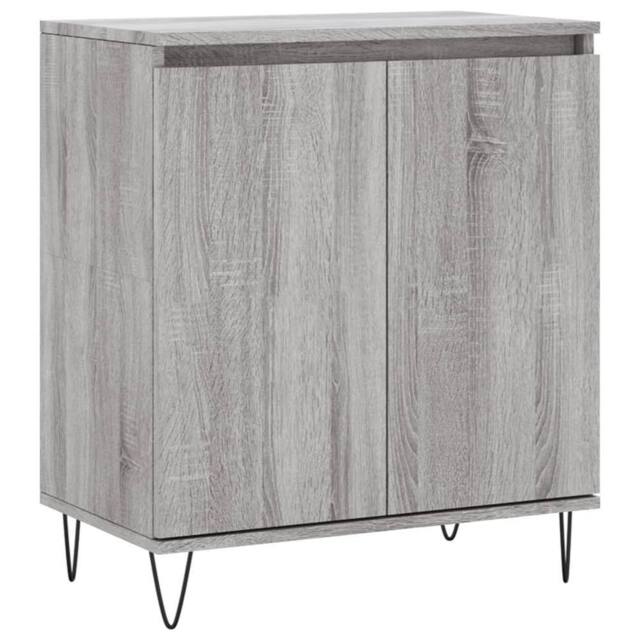 Berkfield Home Sideboard Grey Sonoma 60x35x70 cm Engineered Wood - Size: 60 x 35 x 70 cm - image 1