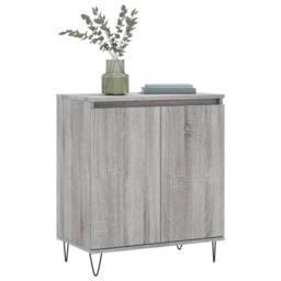 Berkfield Home Sideboard Grey Sonoma 60x35x70 cm Engineered Wood - Size: 60 x 35 x 70 cm - thumbnail 3