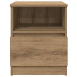 Berkfield Home Bedside Cabinets 2 pcs Artisan Oak 40x40x50 cm Engineered Wood in Brown - Size: 40 x 40 x 50 cm - thumbnail 5