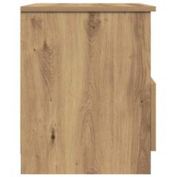 Berkfield Home Bedside Cabinets 2 pcs Artisan Oak 40x40x50 cm Engineered Wood in Brown - Size: 40 x 40 x 50 cm - thumbnail 6