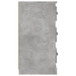Berkfield Home Sideboard Concrete Grey 70x35.5x67.5 cm Engineered Wood - thumbnail 5