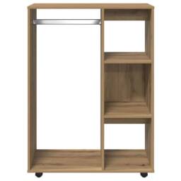 Berkfield Home Wardrobe Artisan Oak 80x40x110 cm Engineered Wood in Brown - Size: 80 x 40 x 110 cm - thumbnail 5