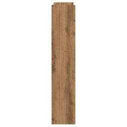 Berkfield Home Wall Shoe Cabinet Artisan Oak 80x18x90 cm Engineered Wood in Brown - Size: 80 x 18 x 90 cm - thumbnail 5