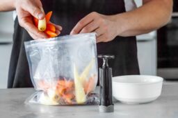 MasterClass Food Vacuum Sealer with 4 Reusable Polyethylene Food Bags, 24 x 24cm in Clear - Size: 24 x 24 cm - thumbnail 8