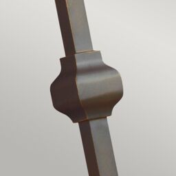 Netlighting Teva 1 Light Indoor Wall Light Bronze E27 - thumbnail 3