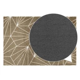JVL Mega Doormat - 50x75cm, Brown Geo - Size: 75 cm x 150 cm - thumbnail 5