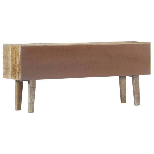 Berkfield Home Sideboard 140x30x60 cm Solid Mango Wood in Brown - Size: 140 x 30 x 60 cm - image 1
