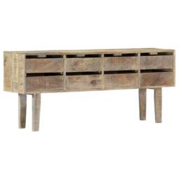 Berkfield Home Sideboard 140x30x60 cm Solid Mango Wood in Brown - Size: 140 x 30 x 60 cm - thumbnail 9
