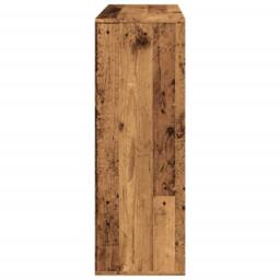 Berkfield Home Book Cabinet/Room Divider Old Wood 100x33x94.5 cm in Brown - thumbnail 5