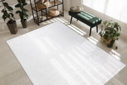 RugsX Acrylic Palacio Rug in White - Size: 120 cm x 170 cm - thumbnail 4