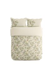 Sanderson 'Lophura' Cotton Percale Duvet Cover Set in Light Grey - Size: Double - thumbnail 4