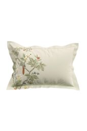 Sanderson 'Lophura' Cotton Percale Duvet Cover Set in Light Grey - Size: Double - thumbnail 3