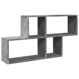 Berkfield Home Wall Shelf Concrete Grey 100x20x53 cm Engineered Wood - Size: 100 x 20 x 53 cm - thumbnail 6
