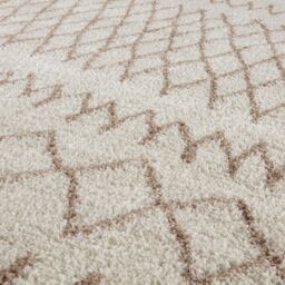 THE RUGS Soft Tangier Shaggy Rugs & Runners Ivory & Beige Living Room - Size: 200 cm x 290 cm - thumbnail 3