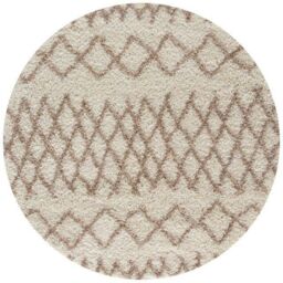 THE RUGS Soft Tangier Shaggy Rugs & Runners Ivory & Beige Living Room - Size: 200 cm x 290 cm - thumbnail 5