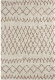THE RUGS Soft Tangier Shaggy Rugs & Runners Ivory & Beige Living Room - Size: 200 cm x 290 cm - thumbnail 2