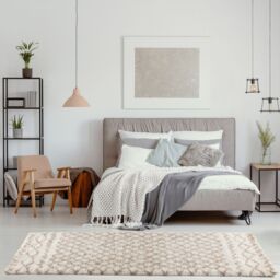 THE RUGS Soft Tangier Shaggy Rugs & Runners Ivory & Beige Living Room - Size: 200 cm x 290 cm - thumbnail 9