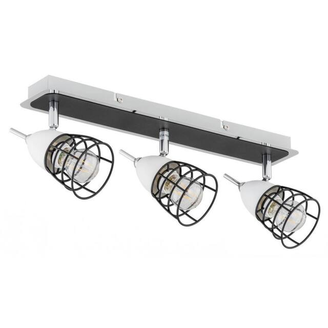 Netlighting Sky Ceiling Spotlight Bar White Black 43cm 3x E14