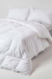 Homescapes Duck Feather & Down 13.5 Tog Winter Duvet in White - Size: King