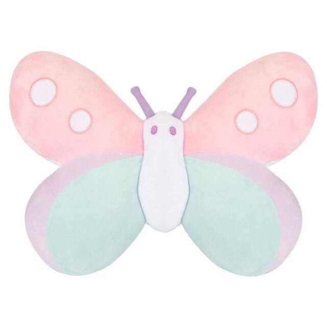 VFM e-Store Wall Decoration Plush Butterfly Plush Gift 34cm x 42cm Multicolour X 1 - Size: 34 cm x 42 cm - image 1