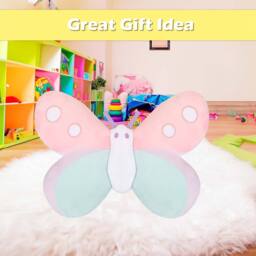 VFM e-Store Wall Decoration Plush Butterfly Plush Gift 34cm x 42cm Multicolour X 1 - Size: 34 cm x 42 cm - thumbnail 3