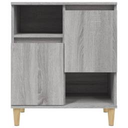 Berkfield Home Sideboards 2 pcs Grey Sonoma 60x35x70 cm Engineered Wood - Size: 60 x 35 x 70 cm - thumbnail 6