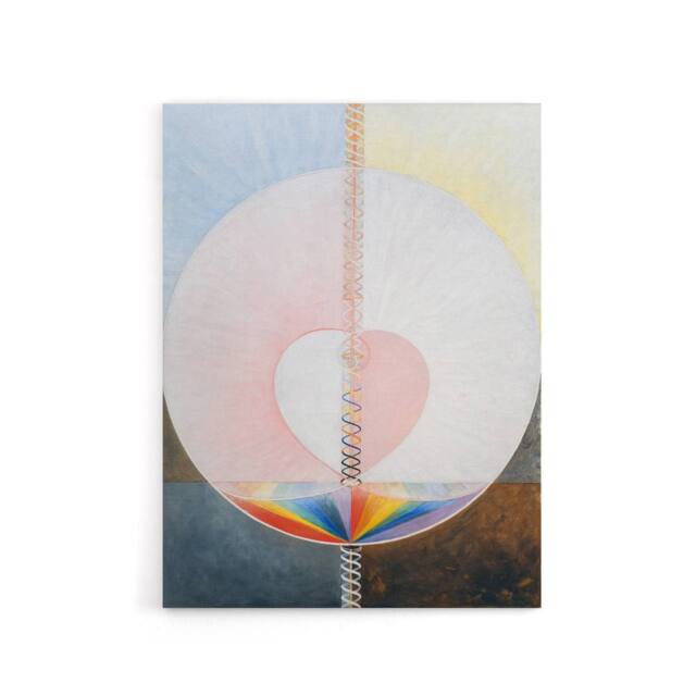 "Artery8 Hilma Af Klint Group Ix Uw No 25 The Dove Canvas Wall Art Print - Size: W18"" x H24""" - image 1
