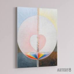 "Artery8 Hilma Af Klint Group Ix Uw No 25 The Dove Canvas Wall Art Print - Size: W18"" x H24""" - thumbnail 2