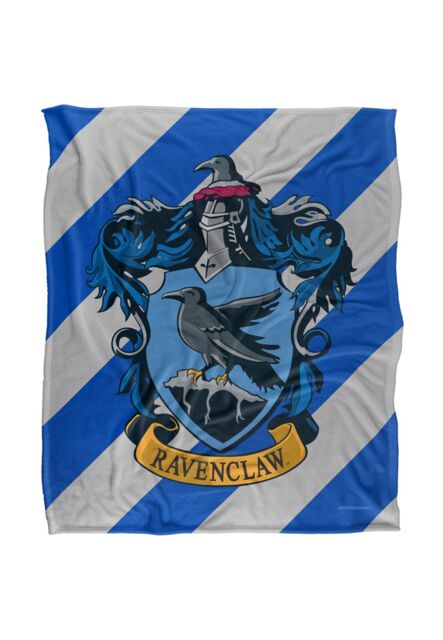 Warner Brothers Harry Potter Ravenclaw Crest 4 Blanket 152 x 127 cm in White - image 1