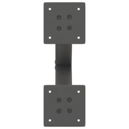 Berkfield Home Coffee Table Legs X-Shaped 2 pcs Anthracite 40x(30-31) cm Steel in Black - thumbnail 6