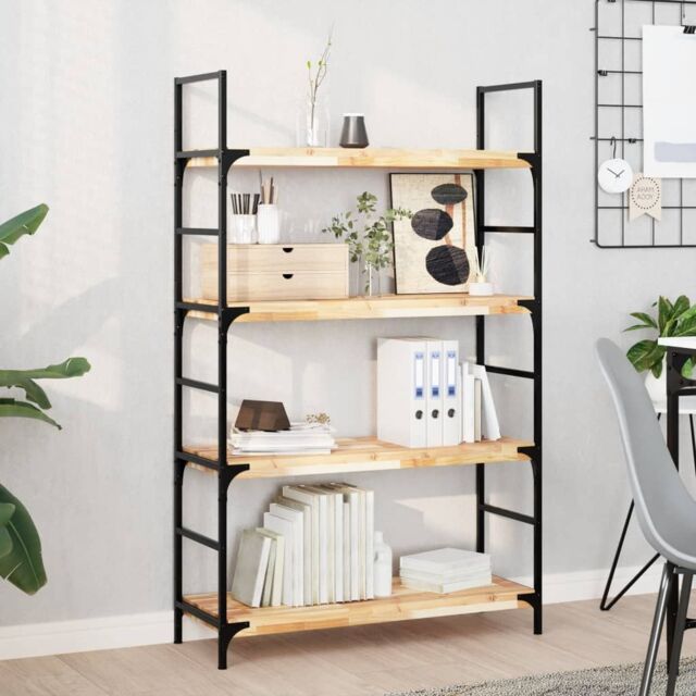 Berkfield Home Floating Shelf 80x30x4 cm Untreated Solid Wood Acacia in Brown - Size: 80 x 30 x 4 cm - image 1