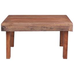 Berkfield Home Coffee Table 60x45x23 cm Solid Reclaimed Wood in Brown - Size: 60 x 45 x 23 cm - thumbnail 2