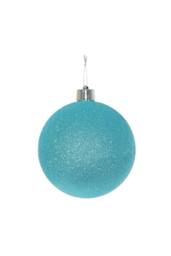 KDMD Turquoise Glitter Shatterproof Bauble 25cm - thumbnail 1