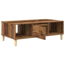 Berkfield Home Modern with Storage with Door Old wood Engineered wood in Brown - thumbnail 5