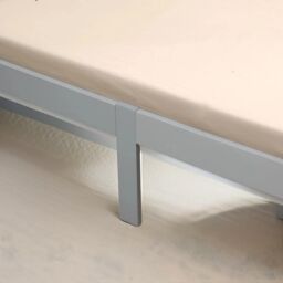 FURNOS Single 3ft Bed Frame In Pine in Grey - thumbnail 4