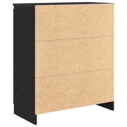 Berkfield Home Sideboard with Drawers Black Oak 71x35x84 cm Engineered Wood - Size: 71 x 35 x 84 cm - thumbnail 8