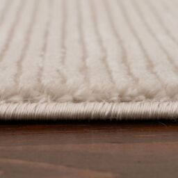 THE RUGS Carmel Modern Area Rug & Runner Striped Design Stain Resistant in Beige - Size: 120 cm x 170 cm - thumbnail 6