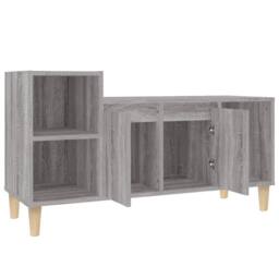 Berkfield Home TV Cabinet Grey Sonoma 100x35x55 cm Engineered Wood - Size: 100 x 35 x 55 cm - thumbnail 5